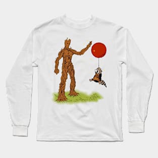 Silly Old Raccoon Long Sleeve T-Shirt